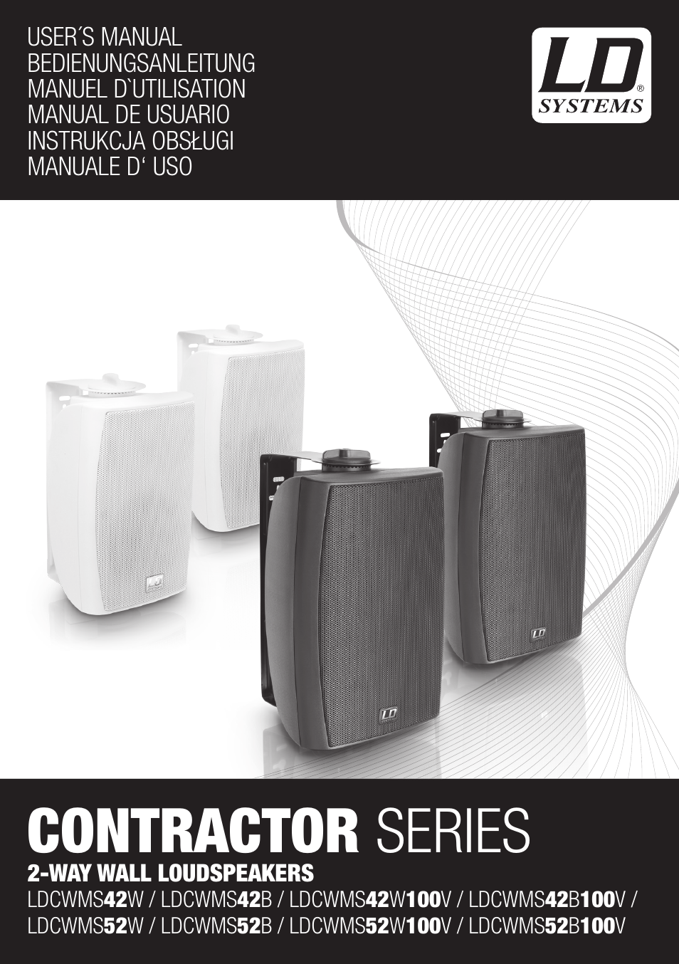 LD Systems CONTRACTOR CWMS 42 B 100 User Manual | 24 pages