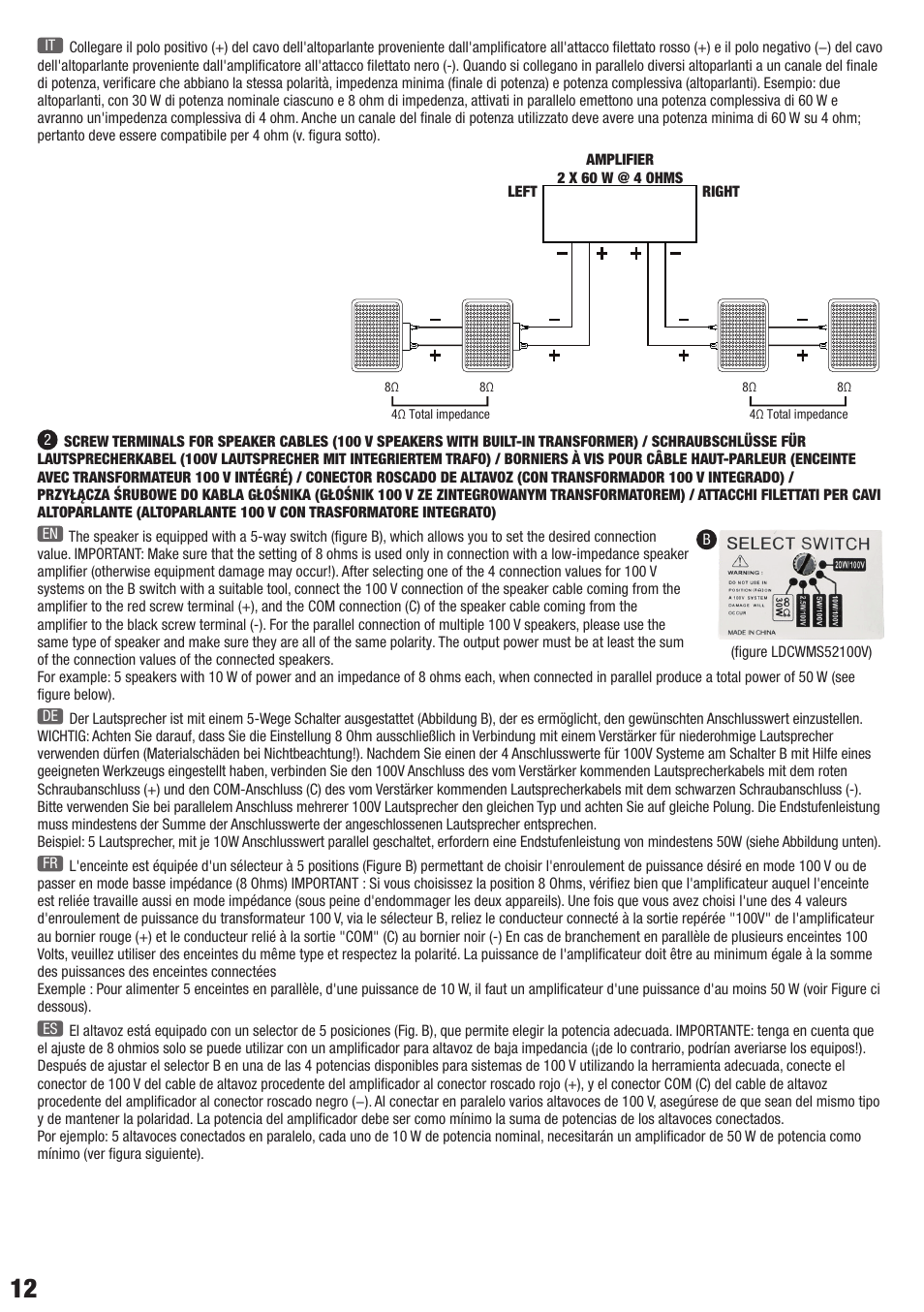 LD Systems CONTRACTOR CWMS 42 B 100 User Manual | Page 12 / 24