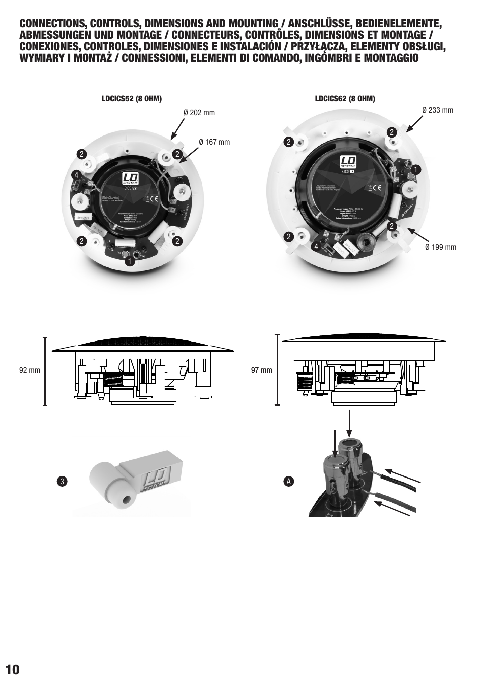 LD Systems CONTRACTOR CICS 62 100V User Manual | Page 10 / 28