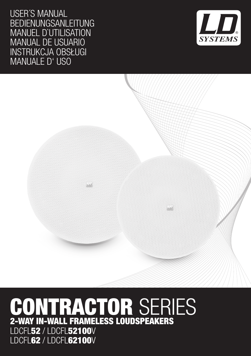 LD Systems CONTRACTOR CFL 62 100 V User Manual | 24 pages