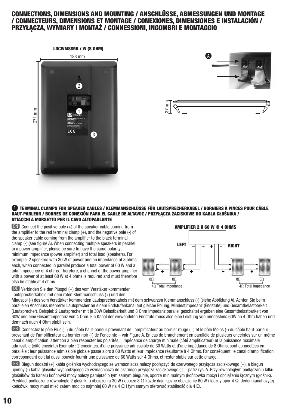LD Systems CONTRACTOR CWMSS 5 W User Manual | Page 10 / 20
