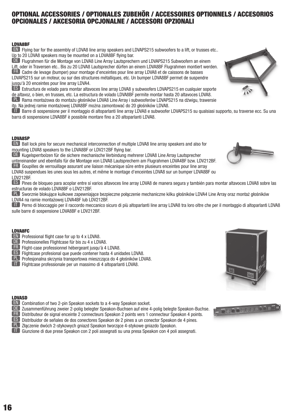 LD Systems VA 8 User Manual | Page 16 / 28