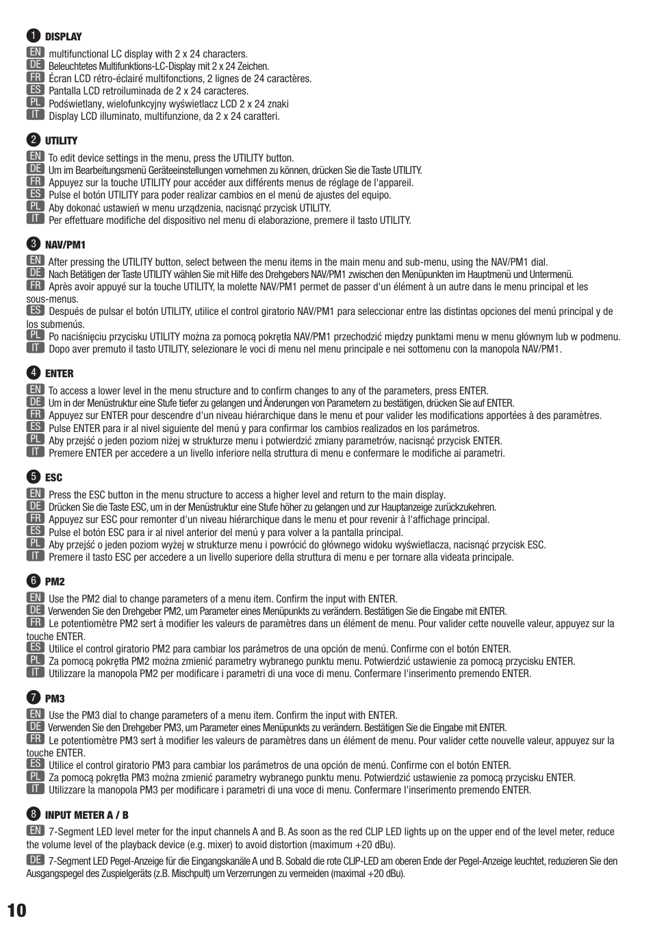 LD Systems DPA 260 User Manual | Page 10 / 28