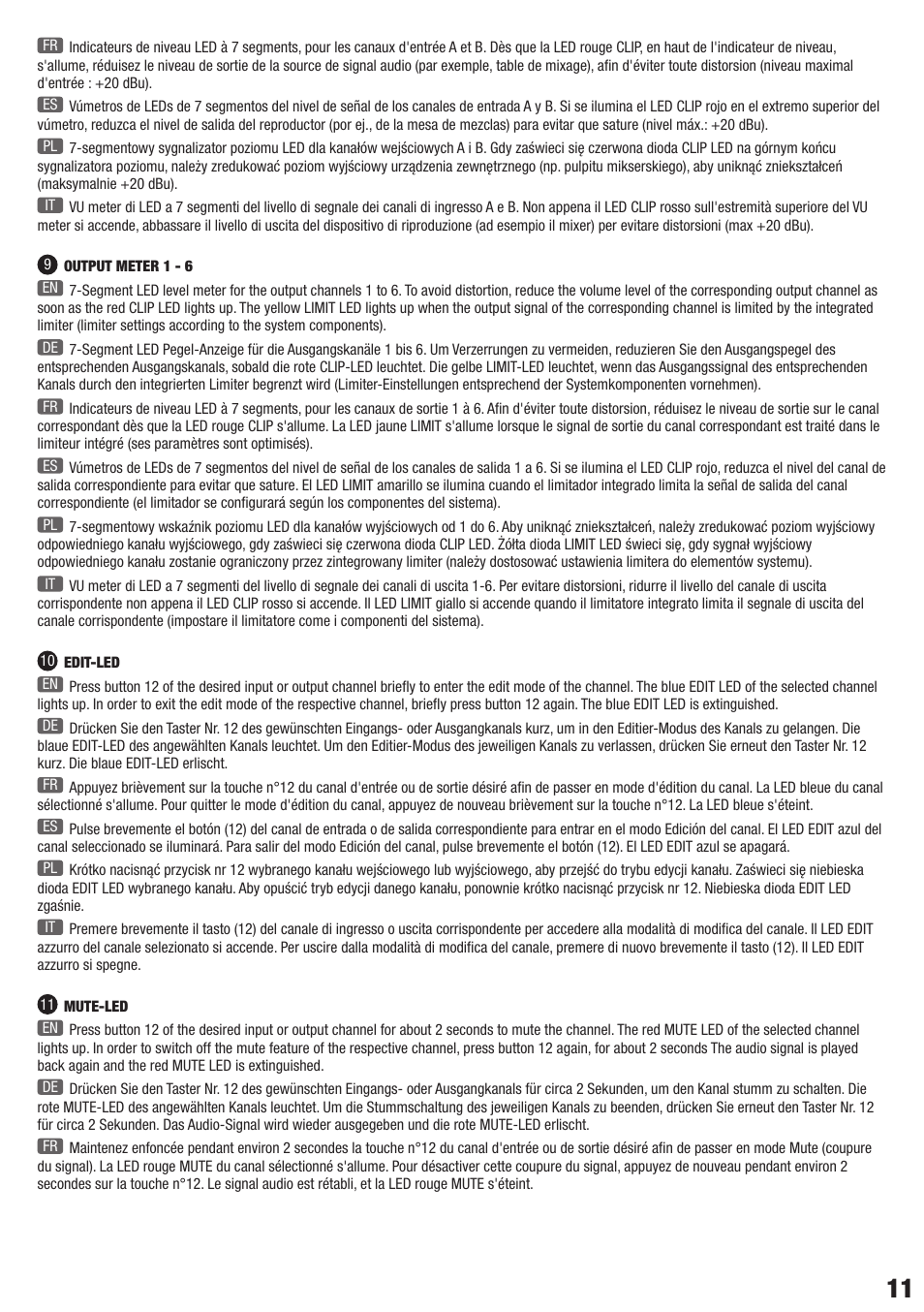 LD Systems DPA 260 User Manual | Page 11 / 28