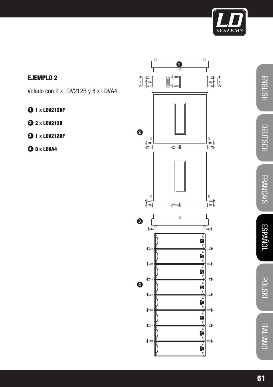 LD Systems V 212 SUB User Manual | Page 51 / 88