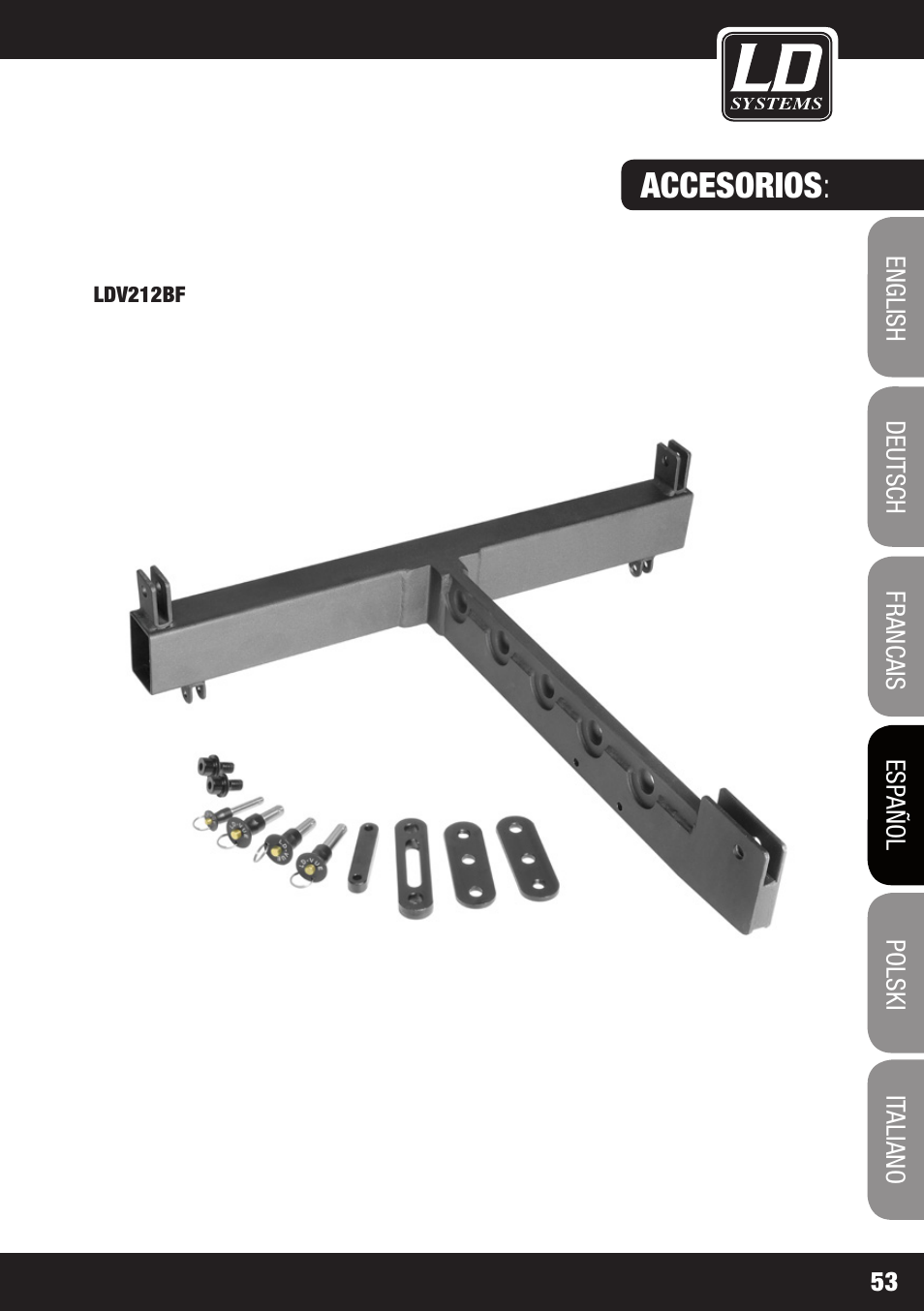 Accesorios | LD Systems V 212 SUB User Manual | Page 53 / 88