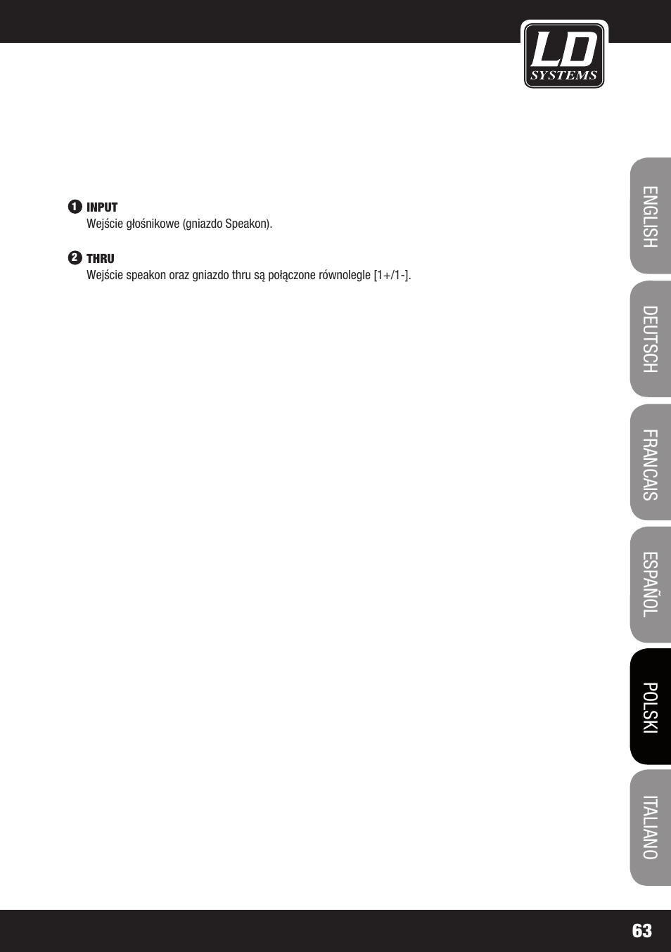 LD Systems V 212 SUB User Manual | Page 63 / 88