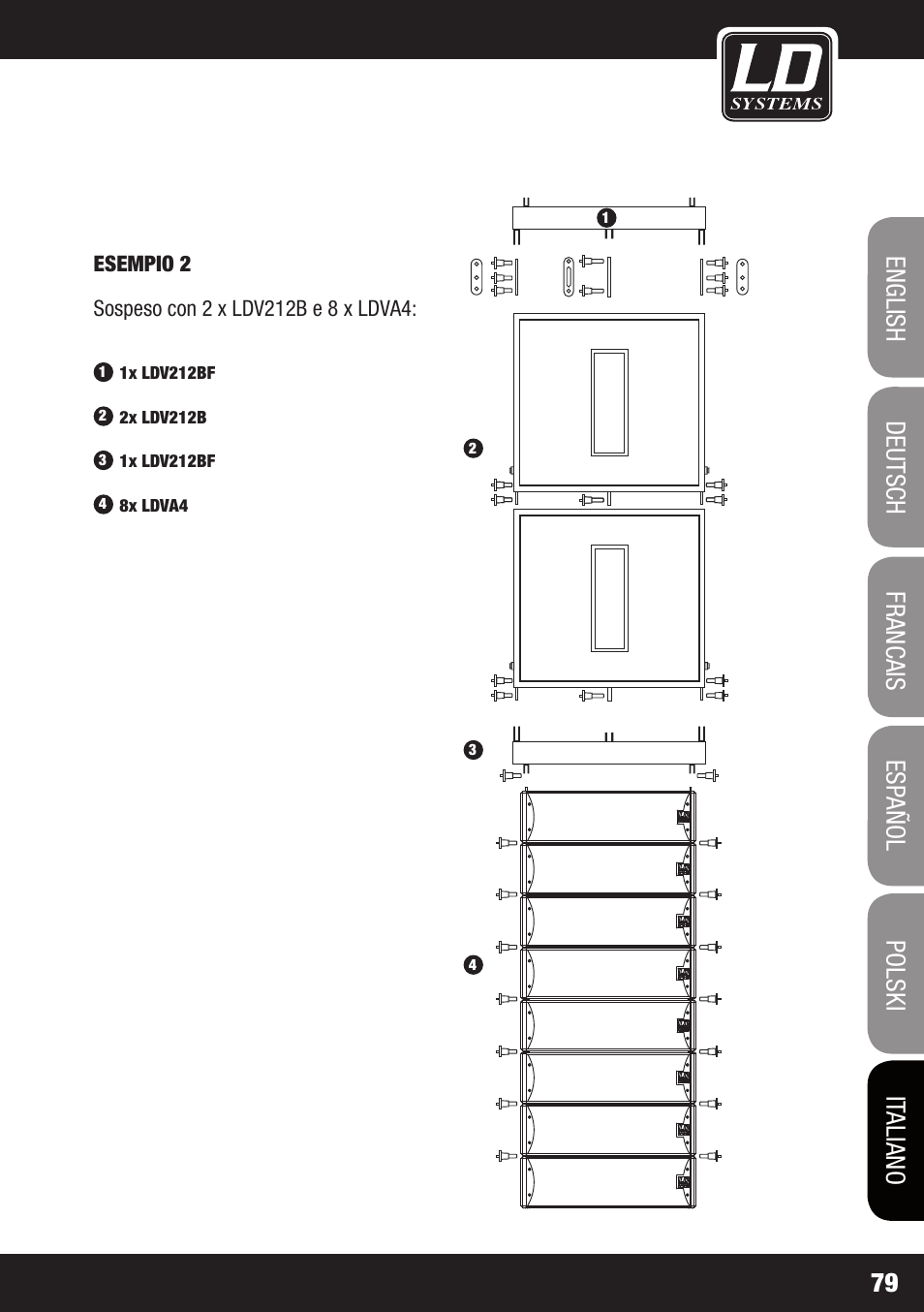 LD Systems V 212 SUB User Manual | Page 79 / 88