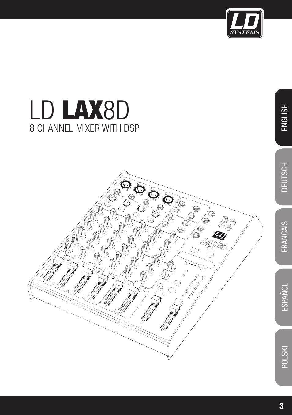 Ld lax 8d | LD Systems LAX 8 D User Manual | Page 3 / 104