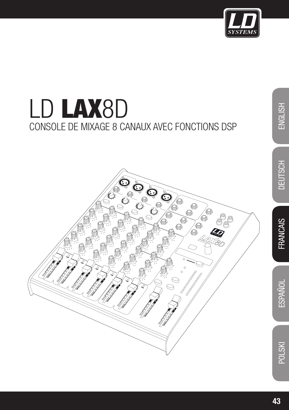 Ld lax 8d | LD Systems LAX 8 D User Manual | Page 43 / 104