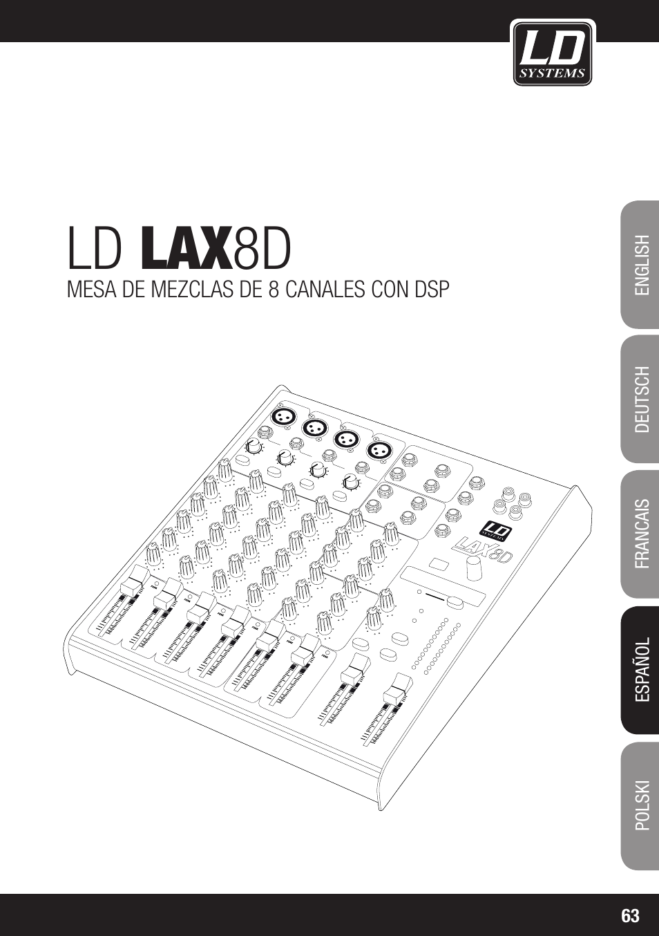 Ld lax 8d | LD Systems LAX 8 D User Manual | Page 63 / 104