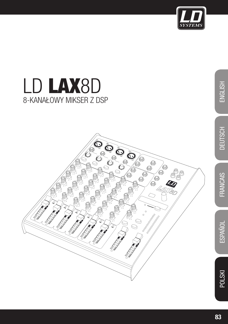 Ld lax 8d | LD Systems LAX 8 D User Manual | Page 83 / 104