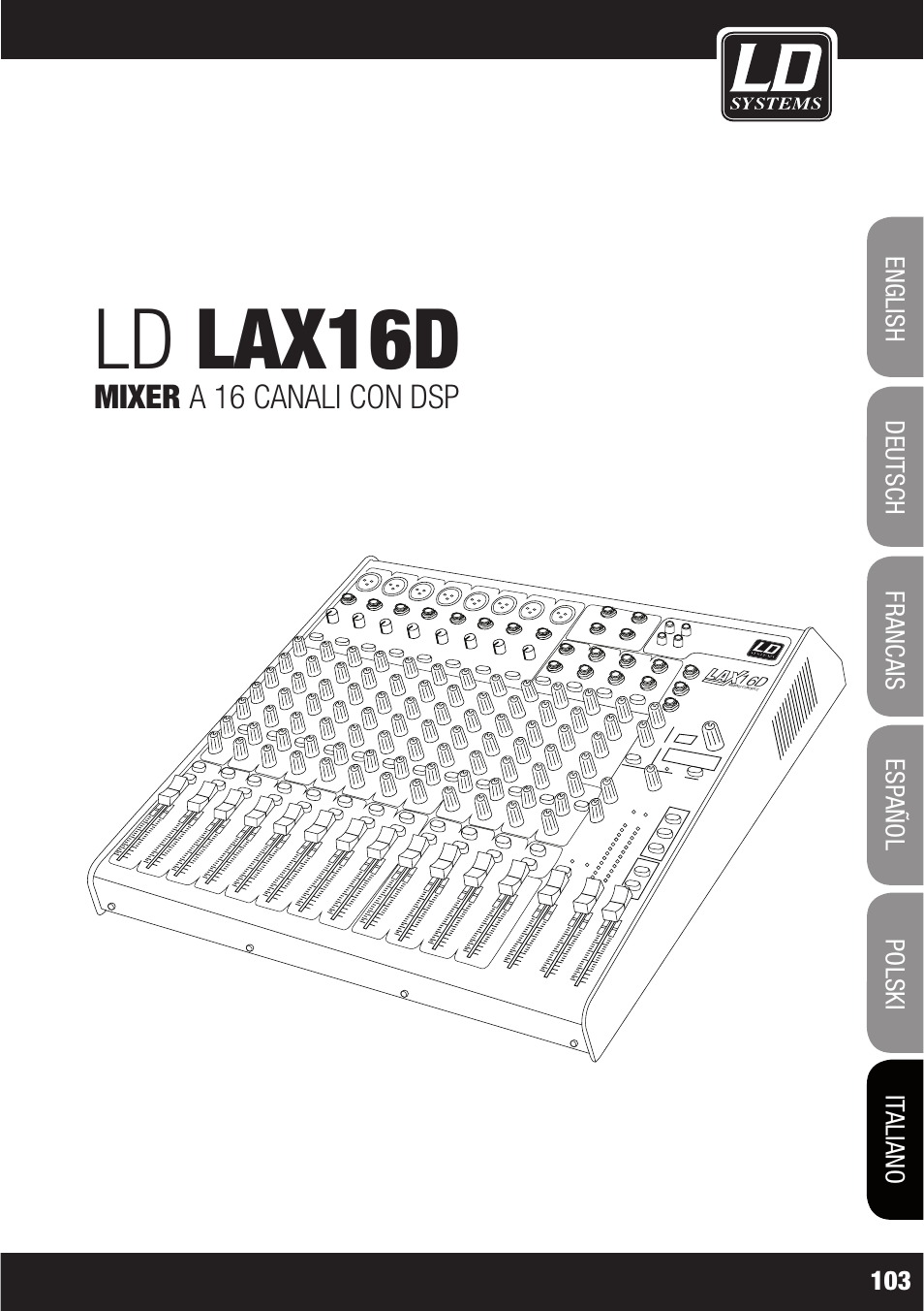 Ld lax16d | LD Systems LAX 16 D User Manual | Page 103 / 122