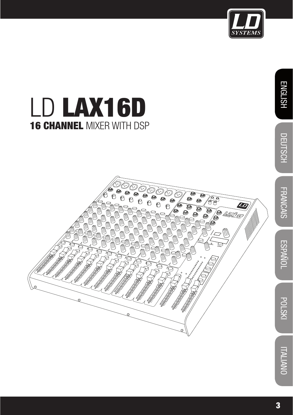 Ld lax16d | LD Systems LAX 16 D User Manual | Page 3 / 122
