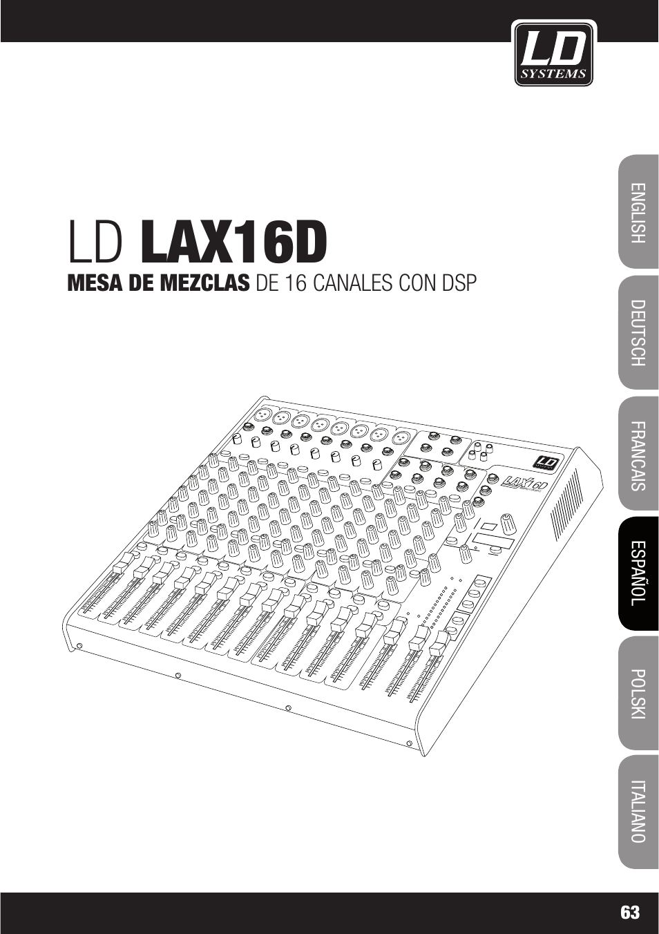 Ld lax16d | LD Systems LAX 16 D User Manual | Page 63 / 122