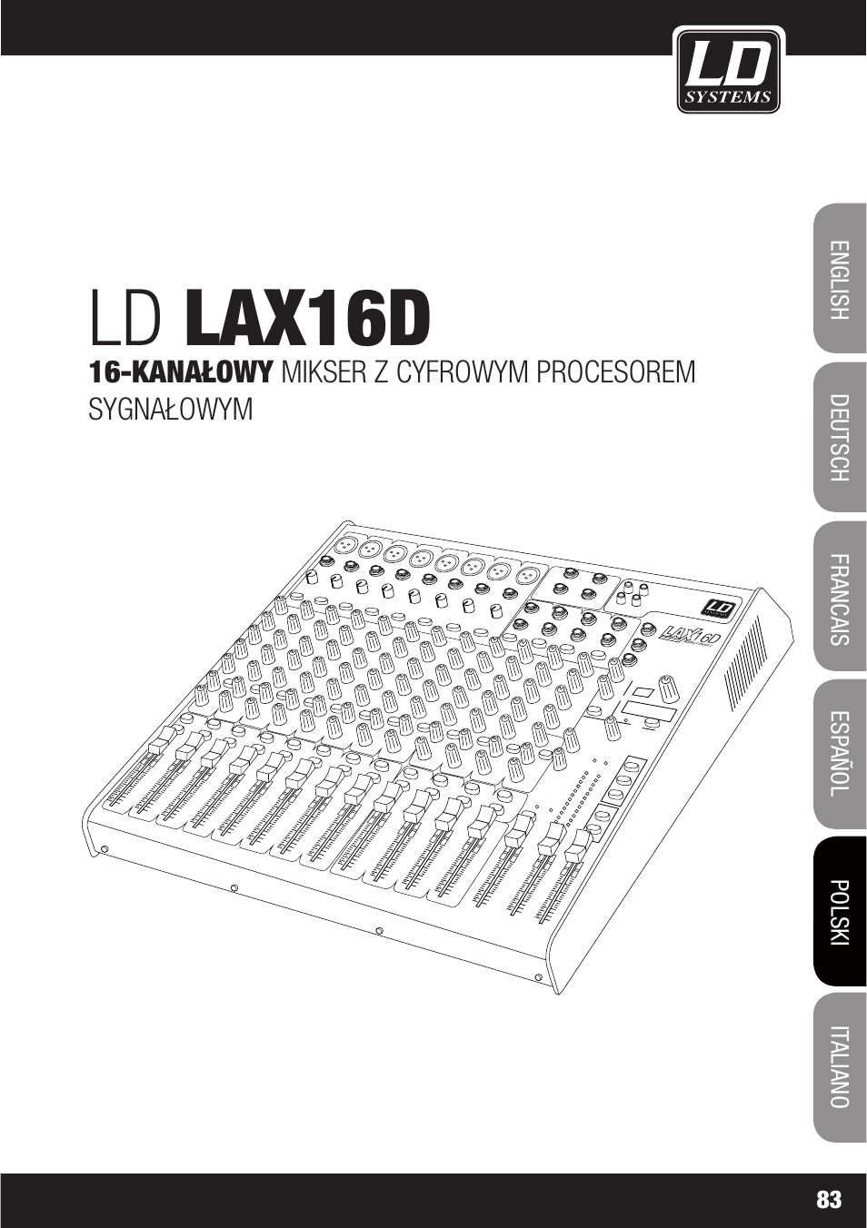 Ld lax16d | LD Systems LAX 16 D User Manual | Page 83 / 122