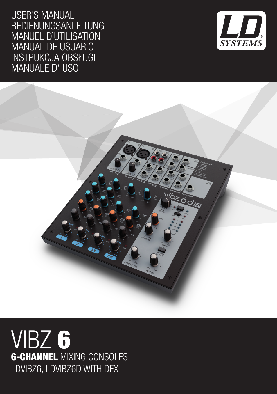 LD Systems VIBZ 6 D User Manual | 38 pages