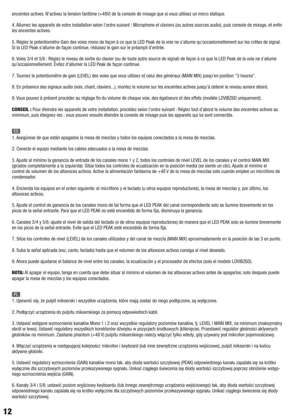 LD Systems VIBZ 6 D User Manual | Page 12 / 38