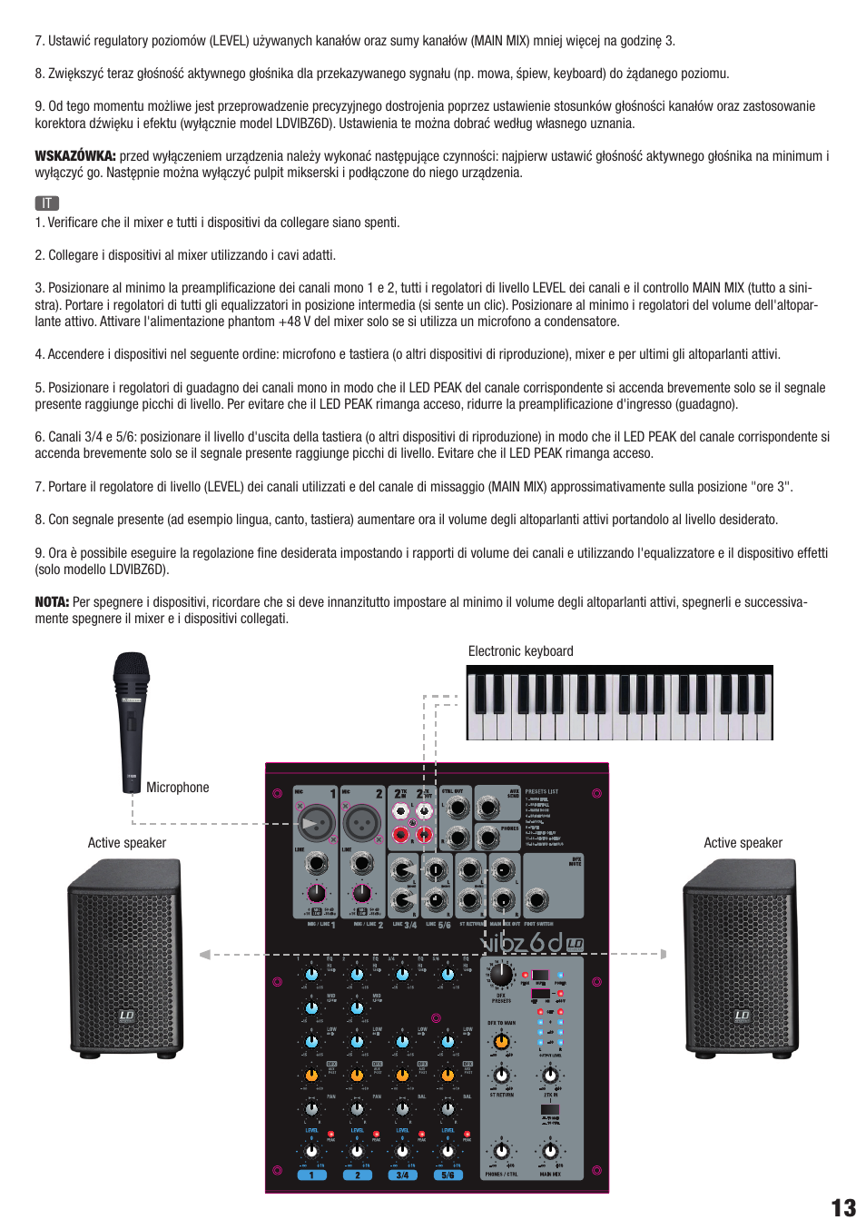 LD Systems VIBZ 6 D User Manual | Page 13 / 38