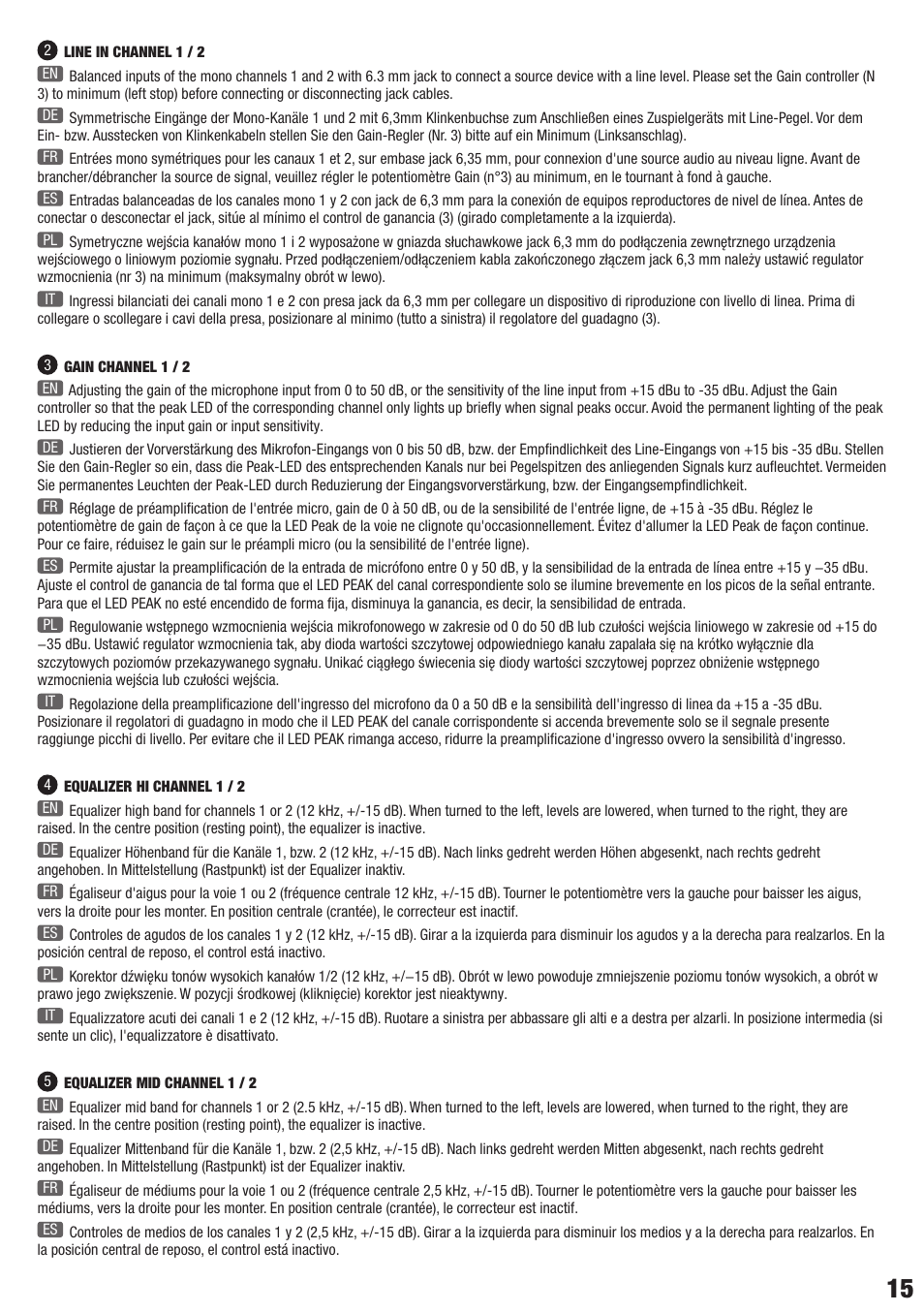 LD Systems VIBZ 6 D User Manual | Page 15 / 38