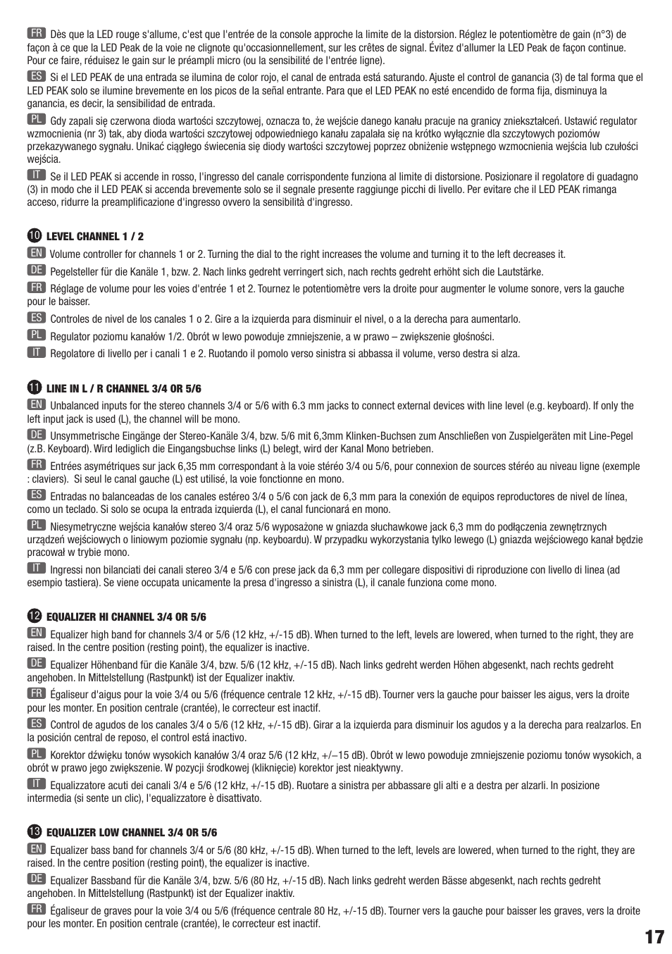 LD Systems VIBZ 6 D User Manual | Page 17 / 38