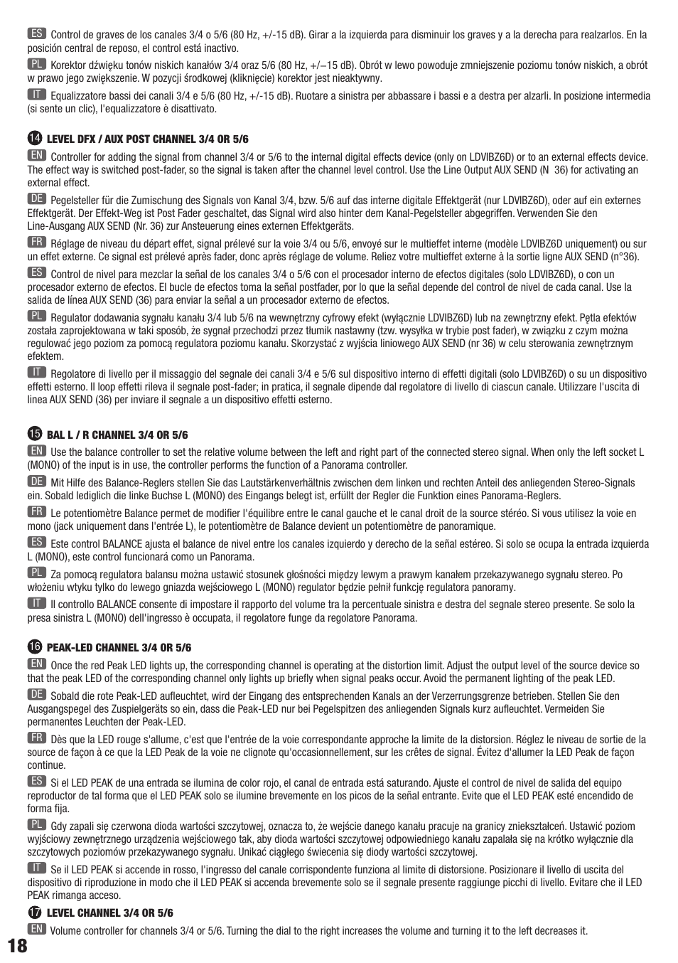 LD Systems VIBZ 6 D User Manual | Page 18 / 38
