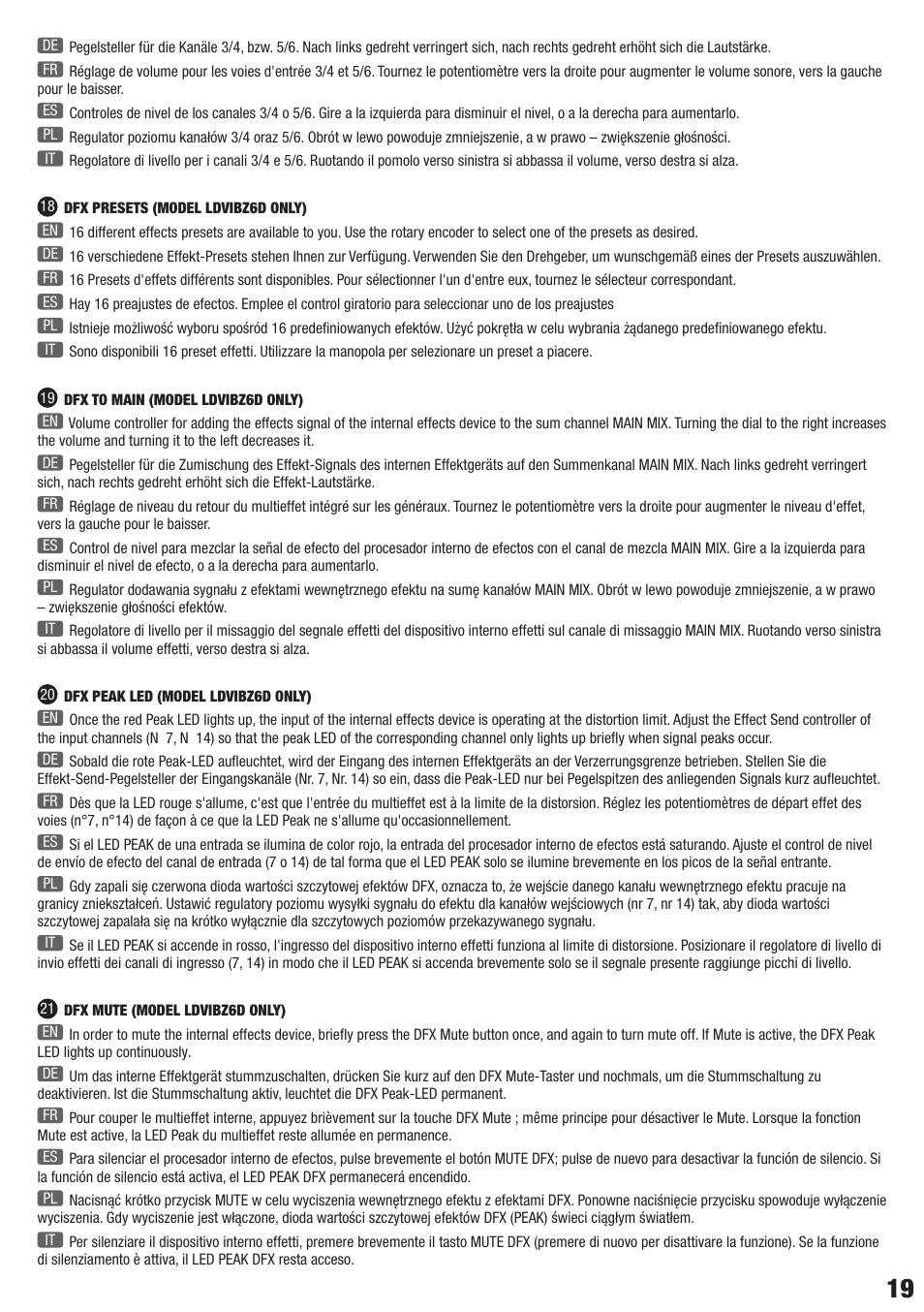 LD Systems VIBZ 6 D User Manual | Page 19 / 38