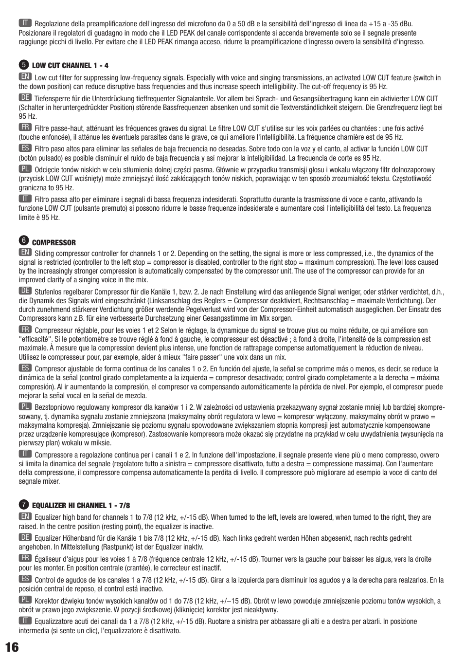 LD Systems VIBZ 8 DC User Manual | Page 16 / 40