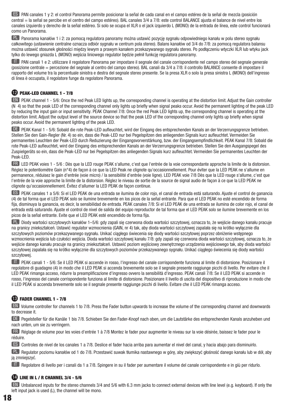 LD Systems VIBZ 8 DC User Manual | Page 18 / 40