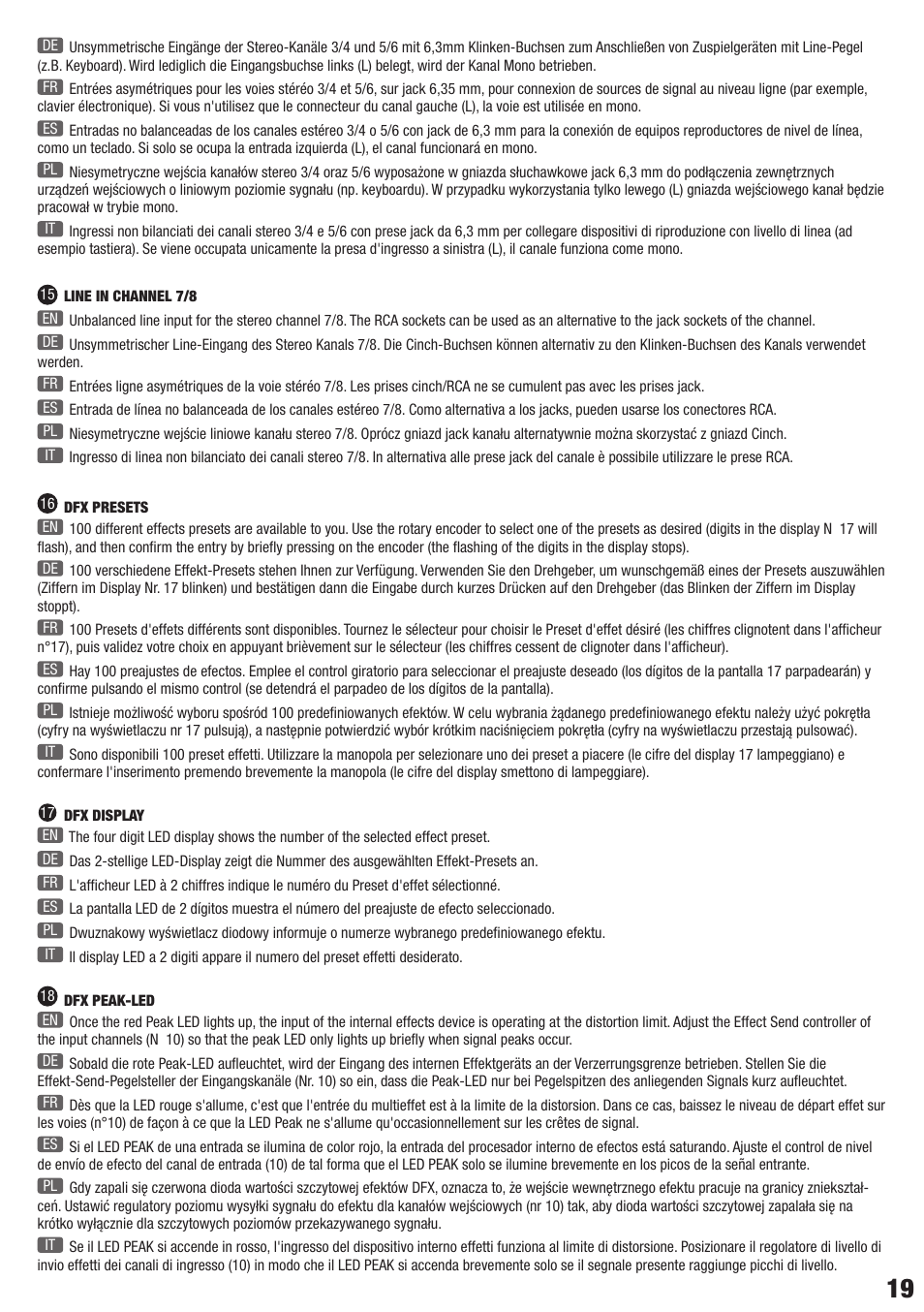 LD Systems VIBZ 8 DC User Manual | Page 19 / 40