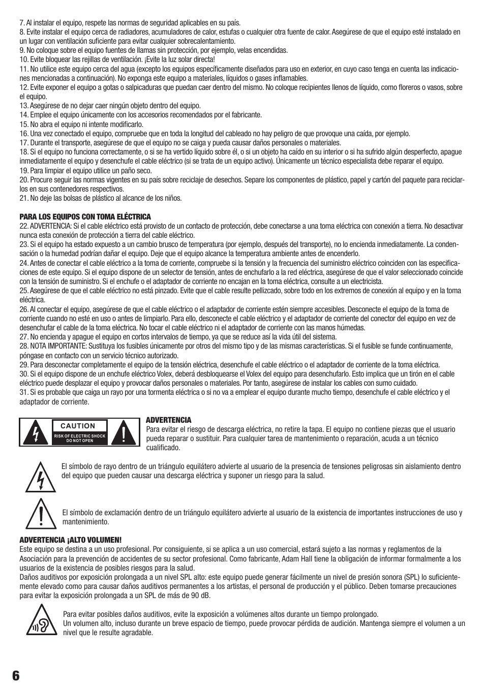 LD Systems VIBZ 8 DC User Manual | Page 6 / 40