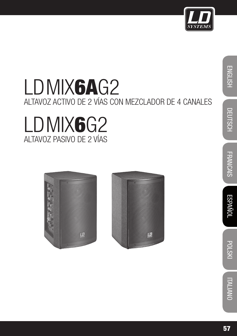 Mix 6a g2, Mix 6 g2 | LD Systems STINGER MIX 6 A G2 User Manual | Page 57 / 112