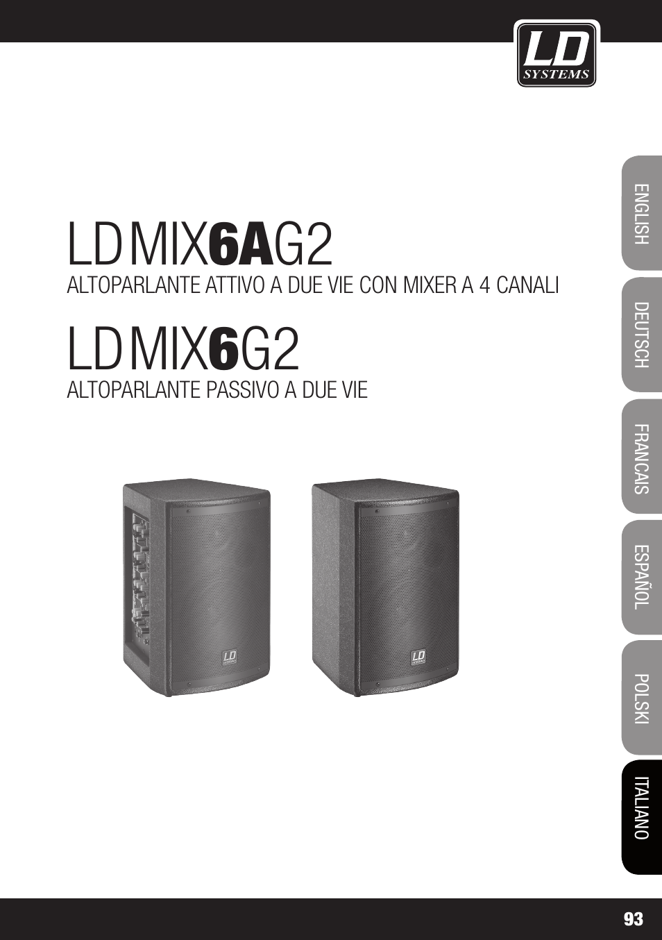 Mix 6a g2, Mix 6 g2 | LD Systems STINGER MIX 6 A G2 User Manual | Page 93 / 112