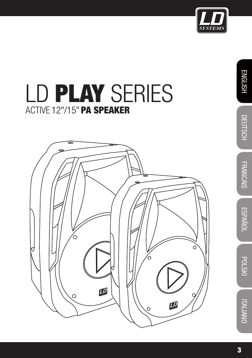 Ld play series | LD Systems PLAY 12 A User Manual | Page 3 / 74