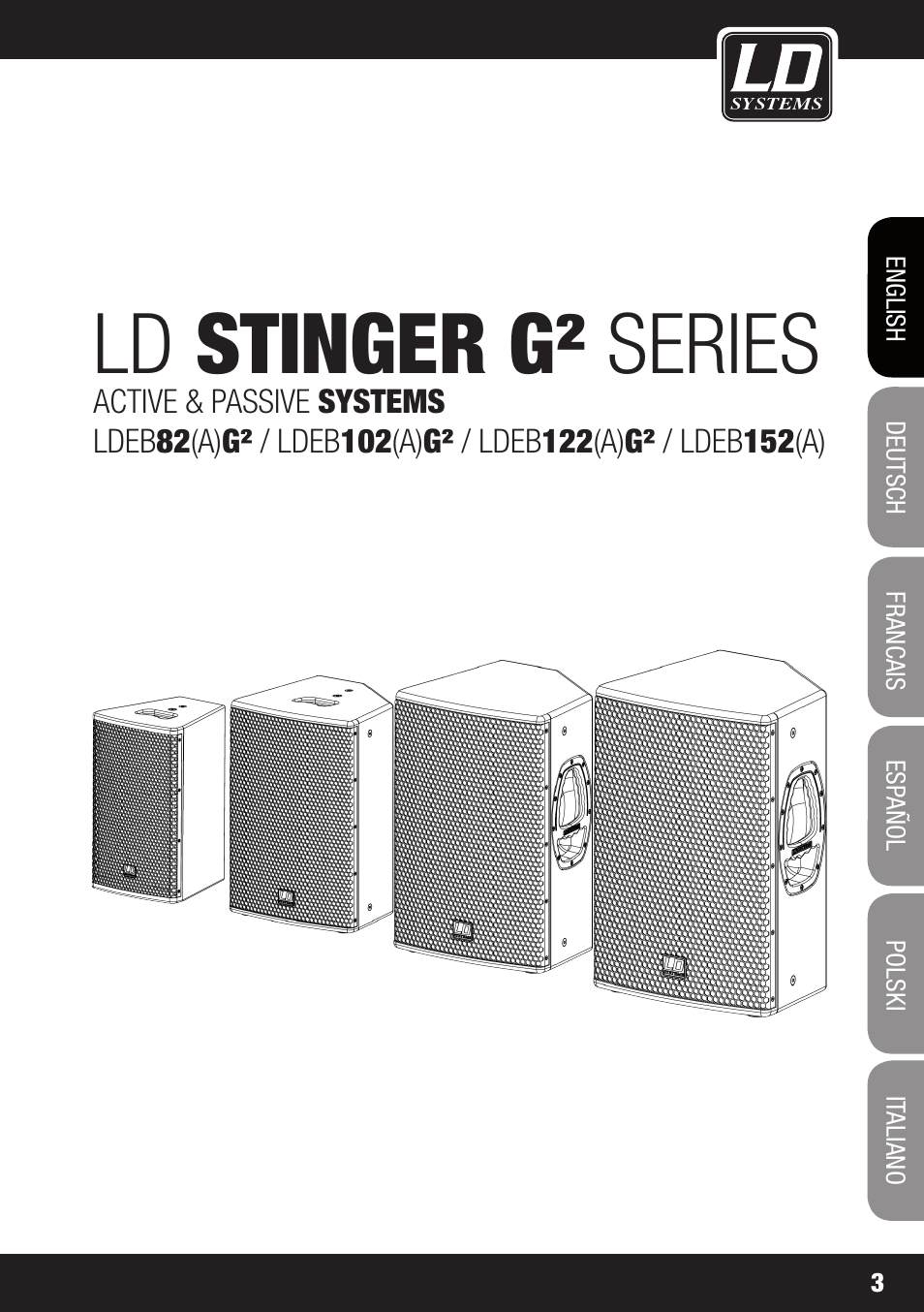 Ld stinger g² series | LD Systems STINGER 12 A G2 User Manual | Page 3 / 134