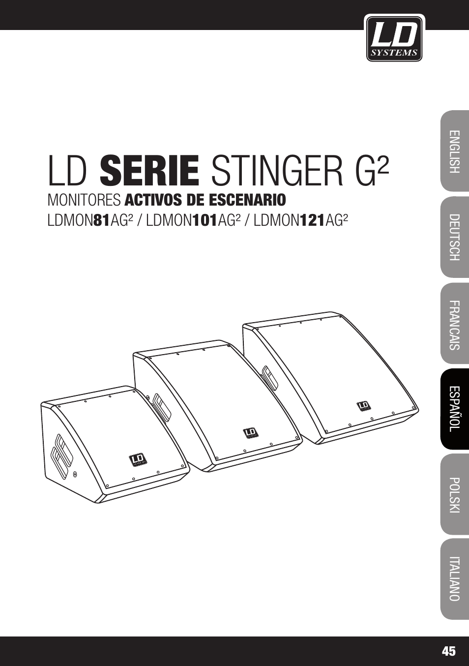 Ld serie stinger g | LD Systems LDMON 81AG² User Manual | Page 45 / 88