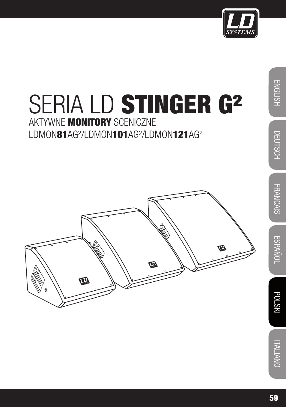 Seria ld stinger g | LD Systems LDMON 81AG² User Manual | Page 59 / 88