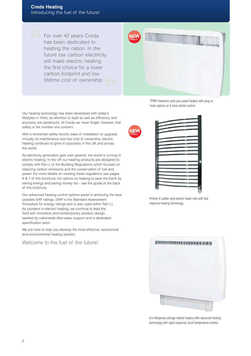 Creda Heating Solution User Manual | Page 2 / 48