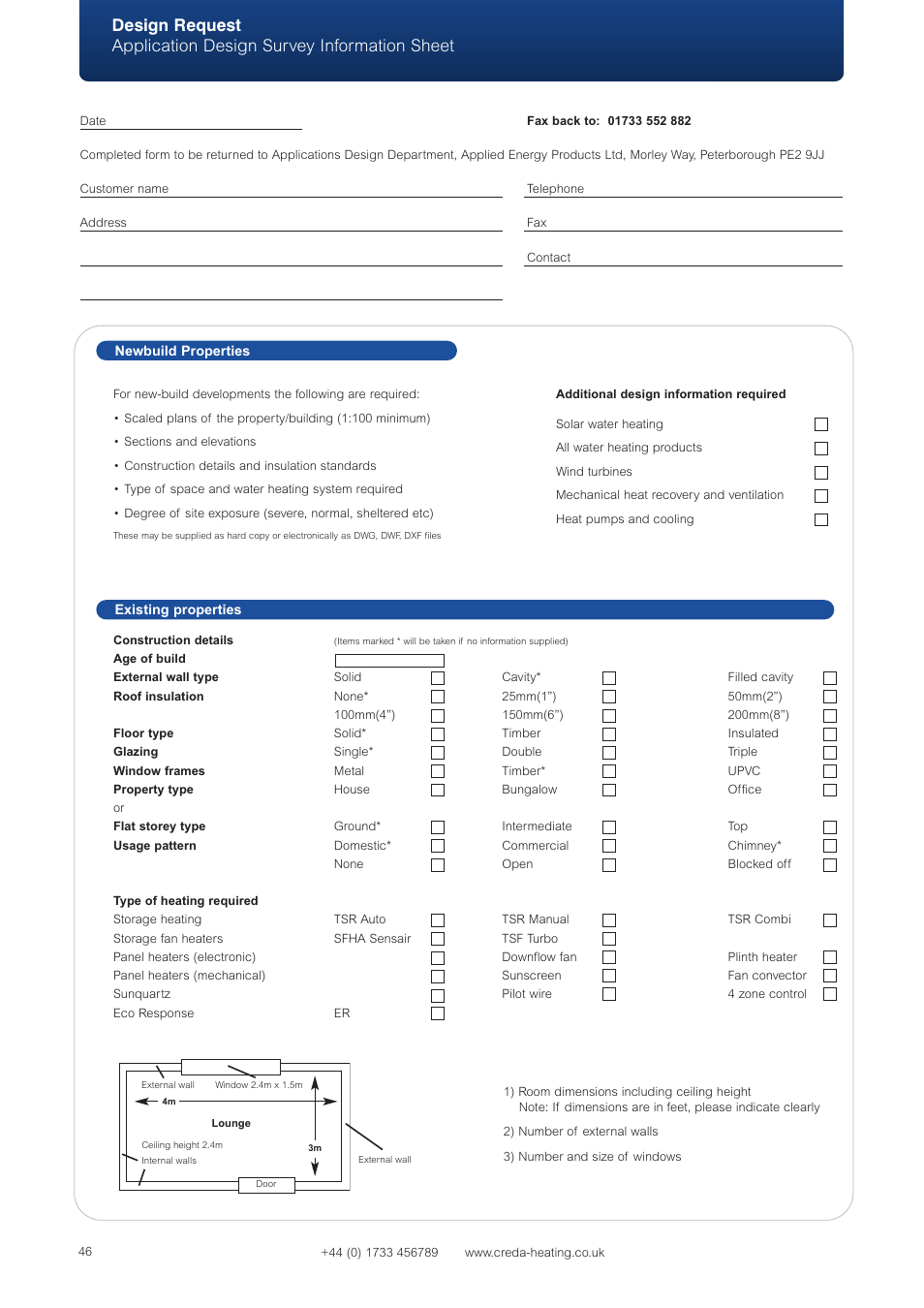 Creda Heating Solution User Manual | Page 46 / 48