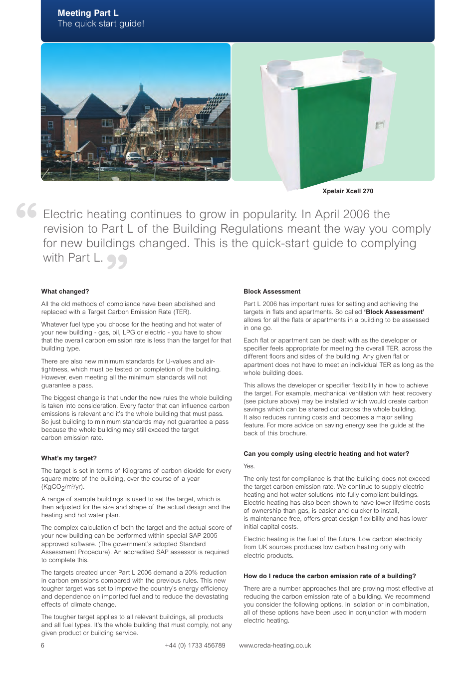 Creda Heating Solution User Manual | Page 6 / 48