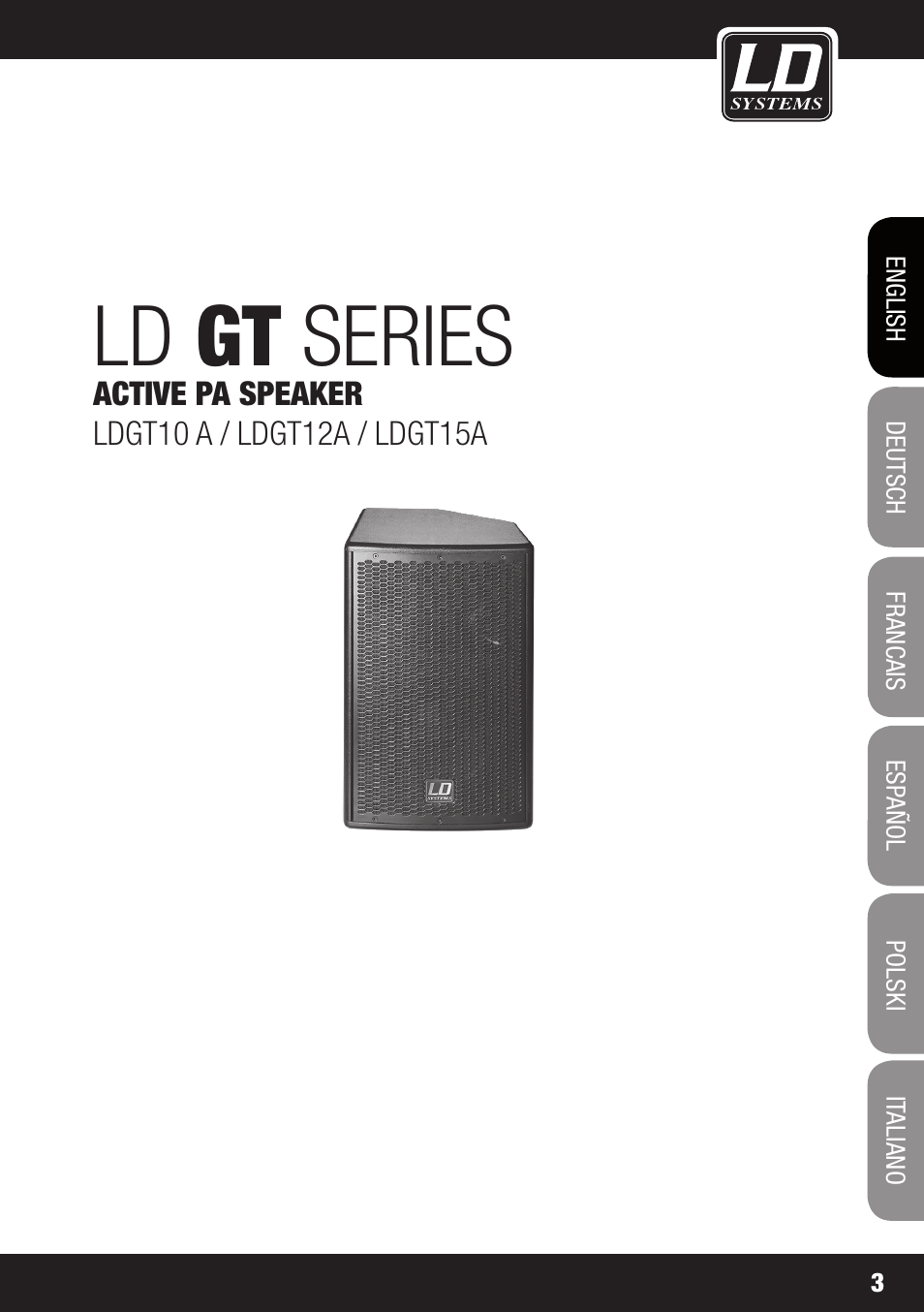 Ld gt series | LD Systems GT 12 A User Manual | Page 3 / 88