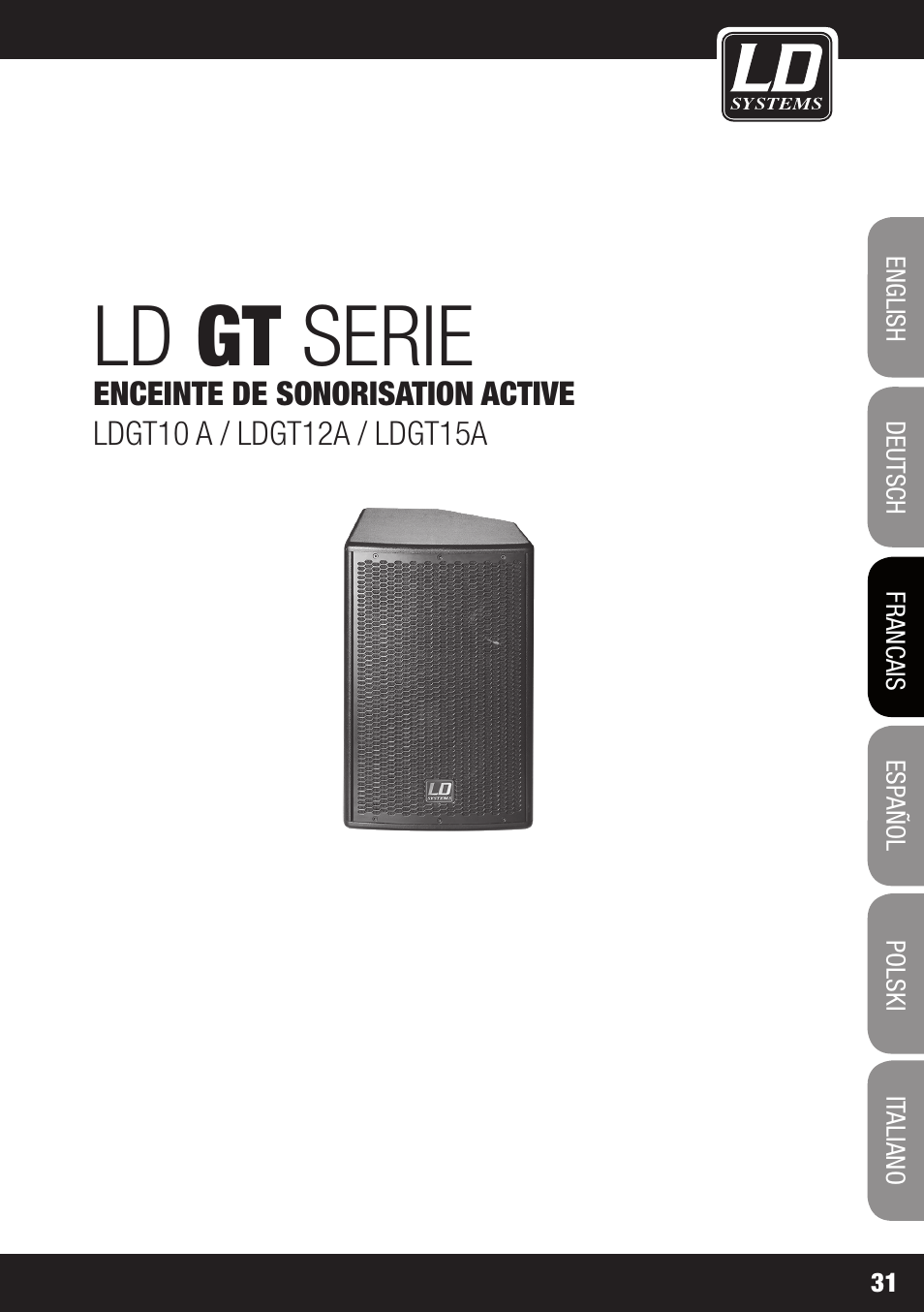 Ld gt serie | LD Systems GT 12 A User Manual | Page 31 / 88