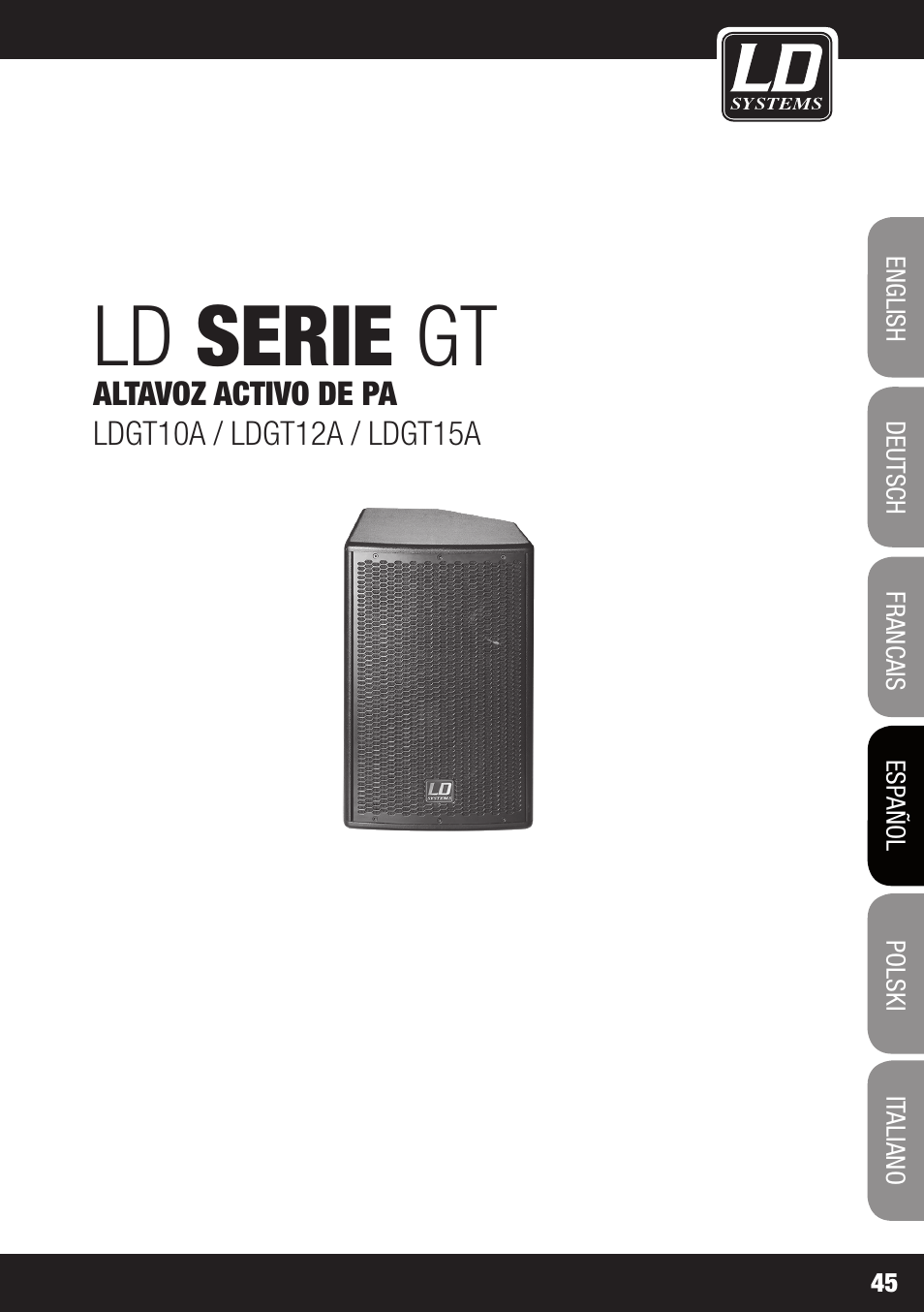 Ld serie gt | LD Systems GT 12 A User Manual | Page 45 / 88