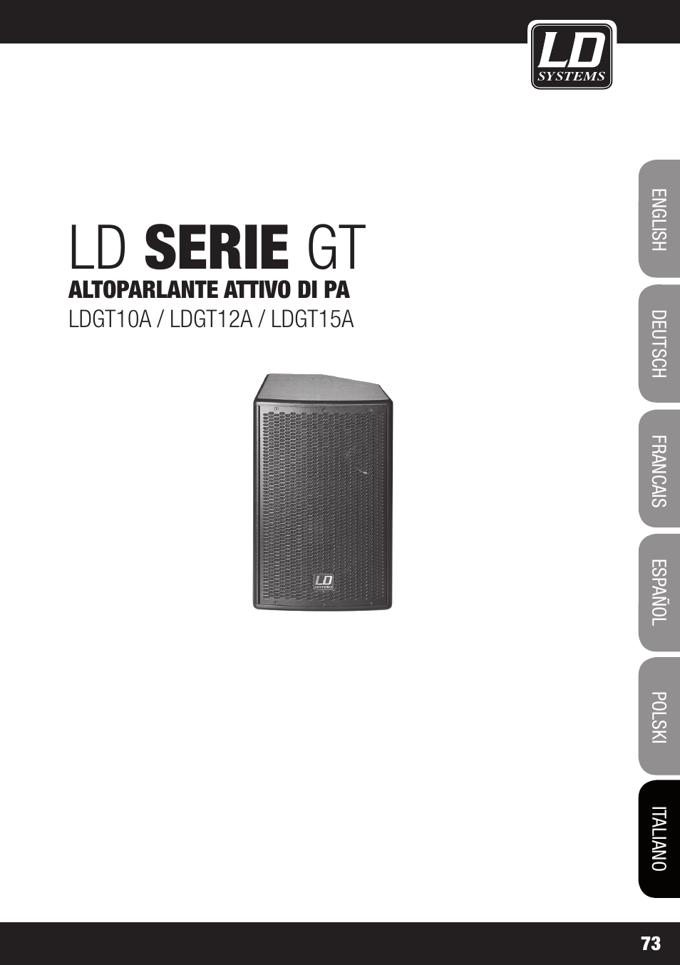 Ld serie gt | LD Systems GT 12 A User Manual | Page 73 / 88