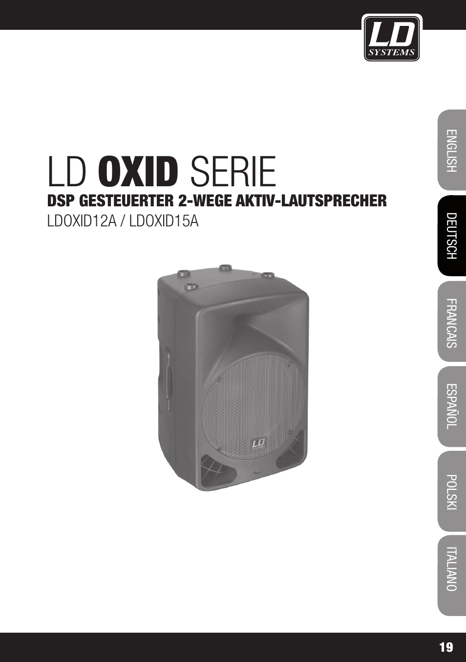 Ld oxid serie | LD Systems OXID 15 A User Manual | Page 19 / 100