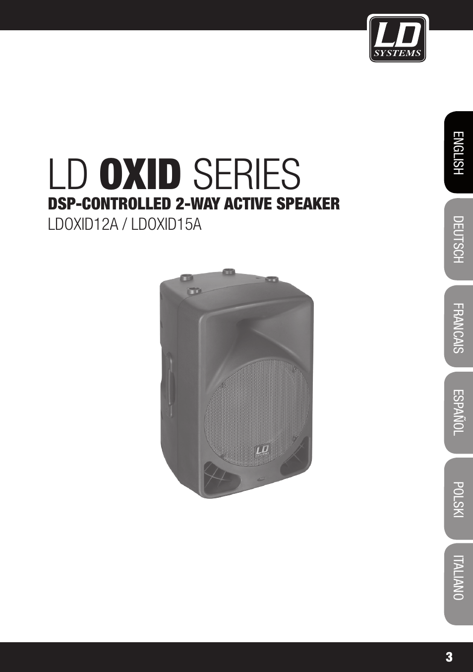 Ld oxid series | LD Systems OXID 15 A User Manual | Page 3 / 100