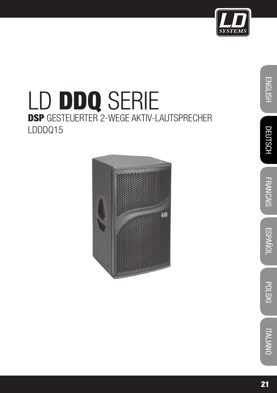 Ld ddq serie | LD Systems DDQ 15 User Manual | Page 21 / 112