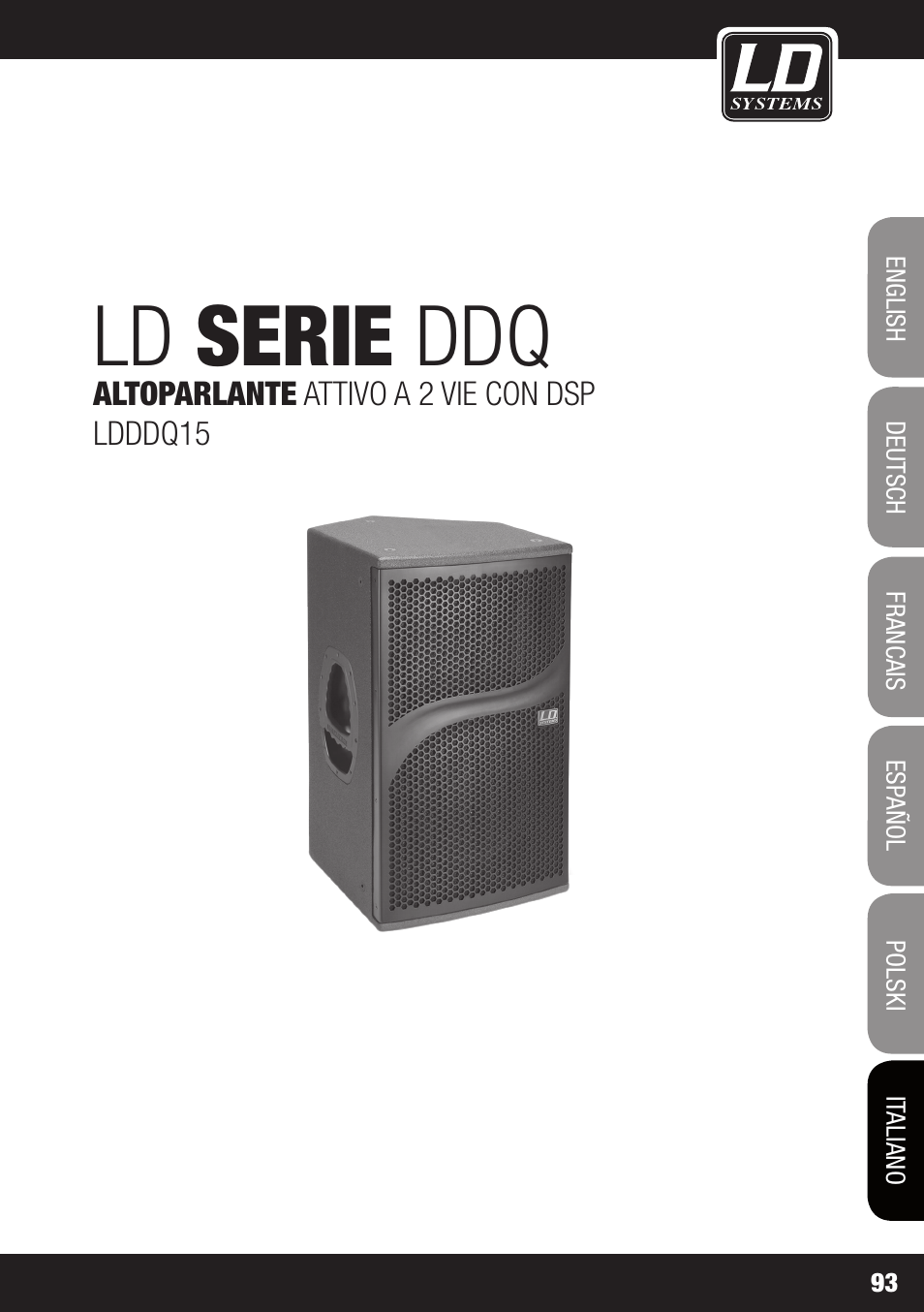 Ld serie ddq | LD Systems DDQ 15 User Manual | Page 93 / 112