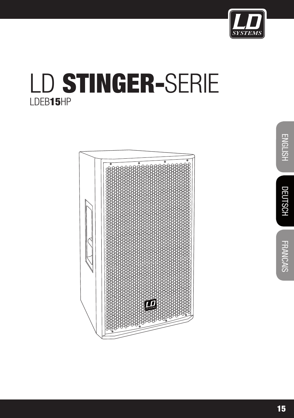 Ld stinger- serie | LD Systems STINGER 15 HP User Manual | Page 15 / 40