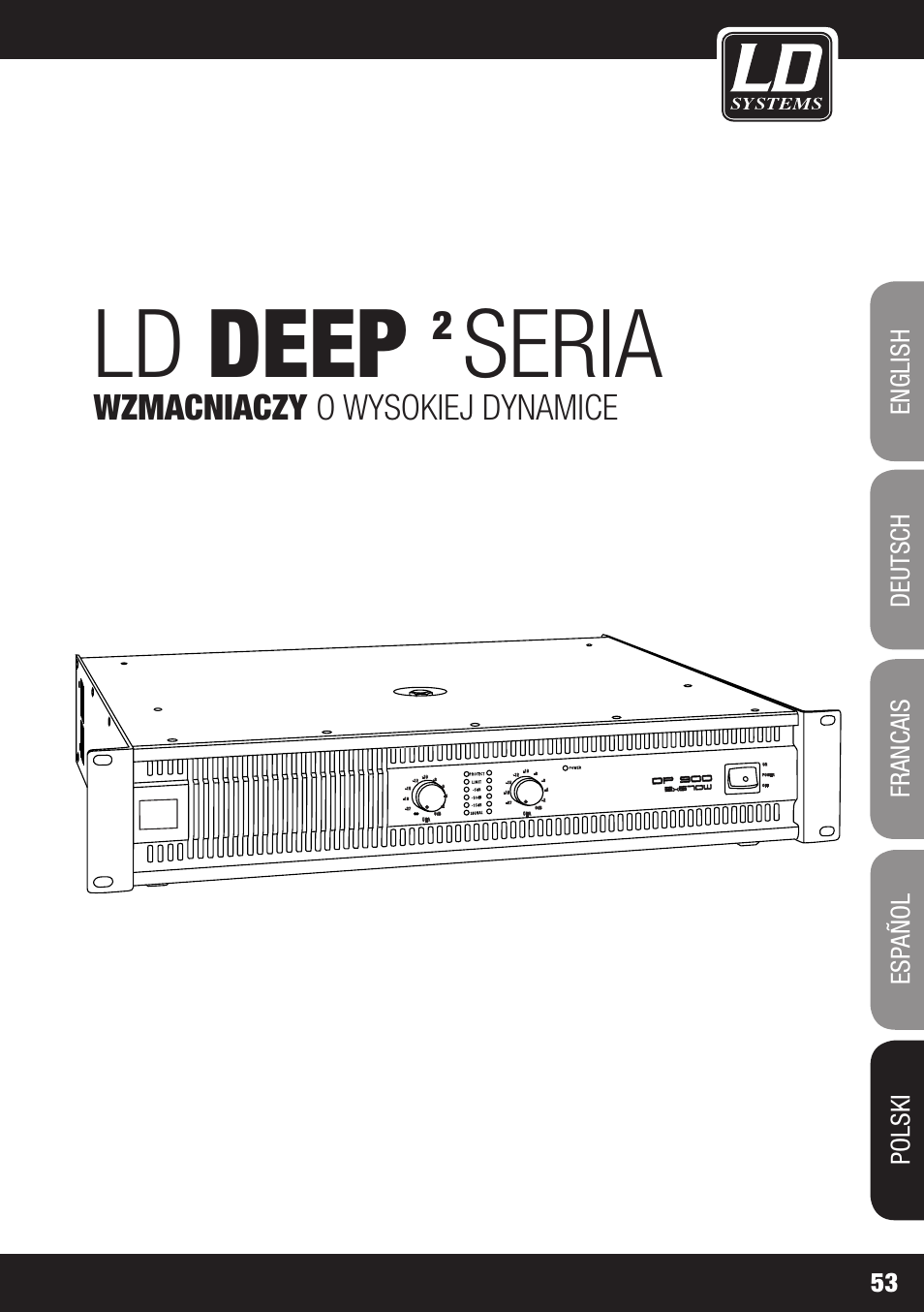 Ld deep, Seria, Wzmacniaczy o wysokiej dynamice | LD Systems DEEP2 4950 User Manual | Page 53 / 64